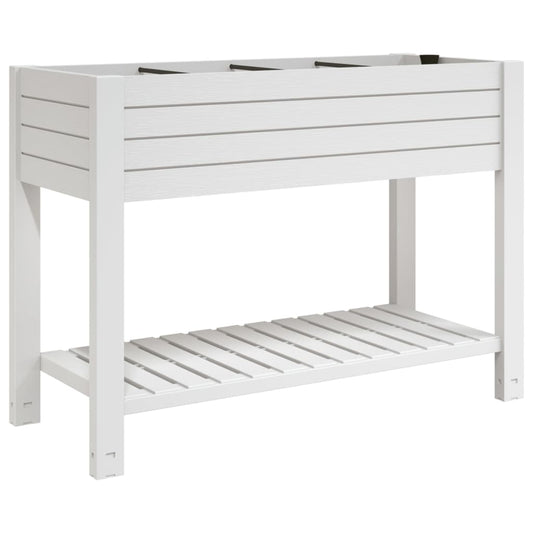 Garden Raised Bed White 110x45x79 cm Polypropylene Garden Raised Bed White 110x45x79 cm Polypropylene