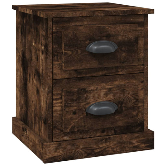 Bedside Cabinet Smoked Oak 39x39x47.5 cm Engineered Wood Bedside Cabinet Smoked Oak 39x39x47.5 cm Engineered Wood