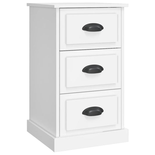Bedside Cabinet White 39x39x67 cm Engineered Wood Bedside Cabinet White 39x39x67 cm Engineered Wood