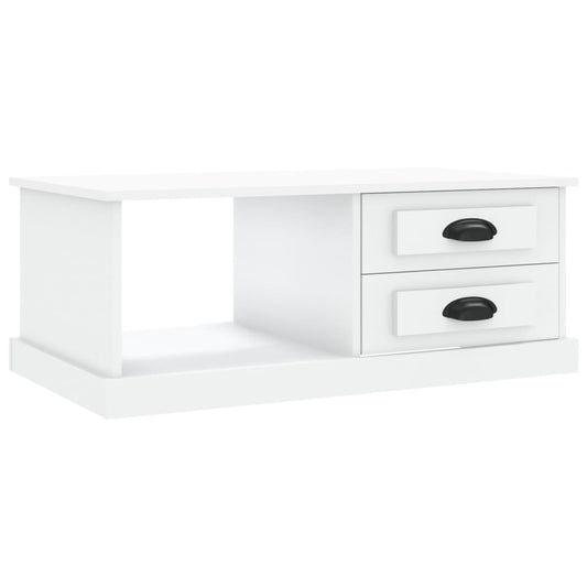 Coffee Table White 90x50x35 cm Engineered Wood Coffee Table White 90x50x35 cm Engineered Wood