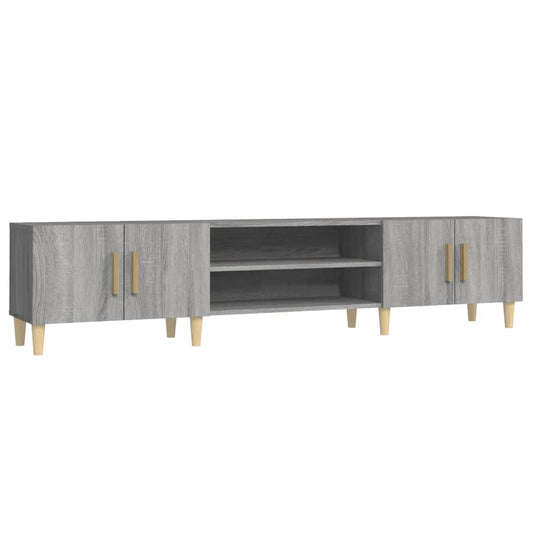 TV Cabinet Grey Sonoma 180x31,5x40 cm Engineered Wood TV Cabinet Grey Sonoma 180x31,5x40 cm Engineered Wood