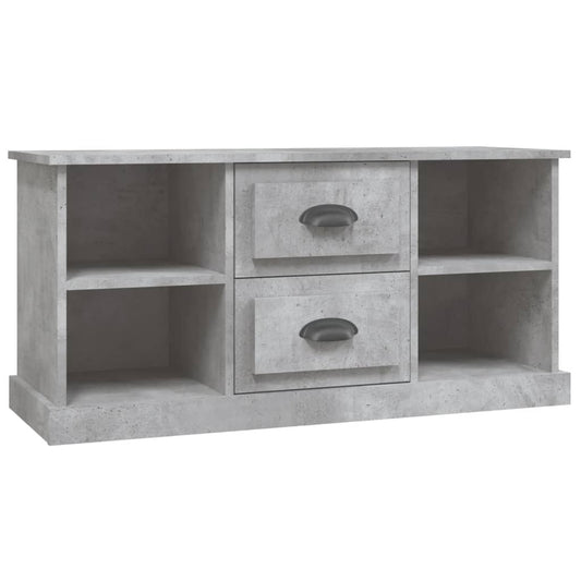 TV Cabinet Concrete Grey 99.5x35.5x48 cm Engineered Wood TV Cabinet Concrete Grey 99.5x35.5x48 cm Engineered Wood