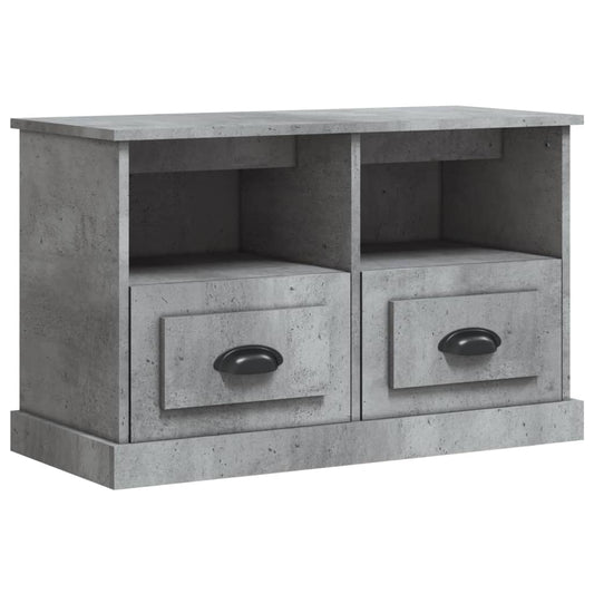 TV Cabinet Concrete Grey 80x35x50 cm Engineered Wood TV Cabinet Concrete Grey 80x35x50 cm Engineered Wood