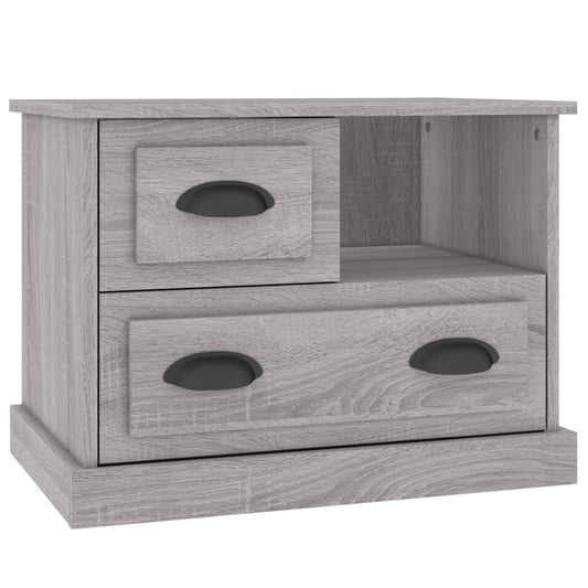 Bedside Cabinet Grey Sonoma 60x39x45 cm Bedside Cabinet Grey Sonoma 60x39x45 cm