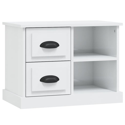 Bedside Cabinet High Gloss White 60x35.5x45 cm Bedside Cabinet High Gloss White 60x35.5x45 cm