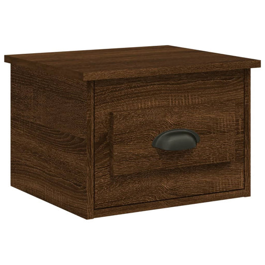 Wall-mounted Bedside Cabinet Brown Oak 41.5x36x28cm Wall-mounted Bedside Cabinet Brown Oak 41.5x36x28cm