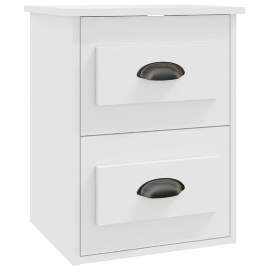 Wall-mounted Bedside Cabinet White 41.5x36x53cm Wall-mounted Bedside Cabinet White 41.5x36x53cm
