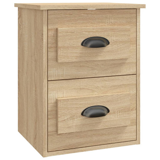 Wall-mounted Bedside Cabinet Sonoma Oak 41.5x36x53cm Wall-mounted Bedside Cabinet Sonoma Oak 41.5x36x53cm