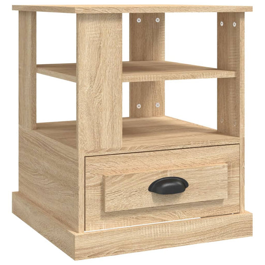Side Table Sonoma Oak 50x50x60 cm Engineered Wood Side Table Sonoma Oak 50x50x60 cm Engineered Wood