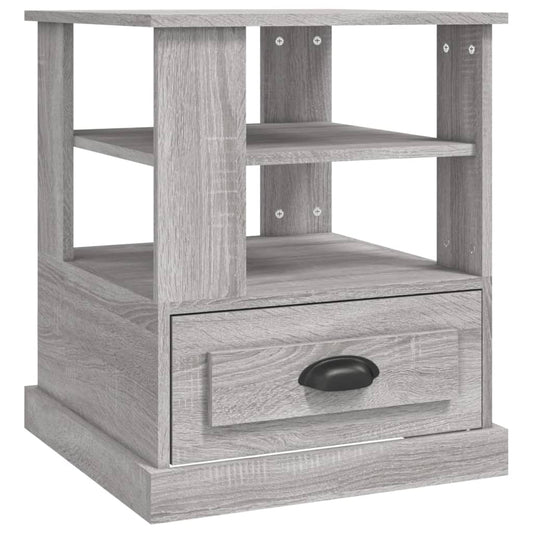 Side Table Grey Sonoma 50x50x60 cm Engineered Wood Side Table Grey Sonoma 50x50x60 cm Engineered Wood