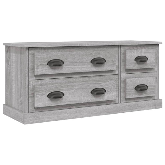 TV Cabinet Grey Sonoma 100x35,5x45 cm Engineered Wood TV Cabinet Grey Sonoma 100x35,5x45 cm Engineered Wood