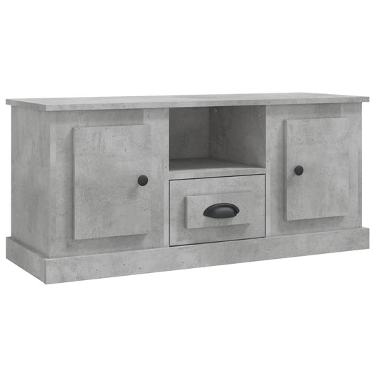 TV Cabinet Concrete Grey 100x35.5x45 cm Engineered Wood TV Cabinet Concrete Grey 100x35.5x45 cm Engineered Wood