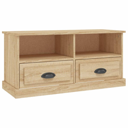 TV Cabinet Sonoma Oak 93x35.5x45 cm Engineered Wood TV Cabinet Sonoma Oak 93x35.5x45 cm Engineered Wood