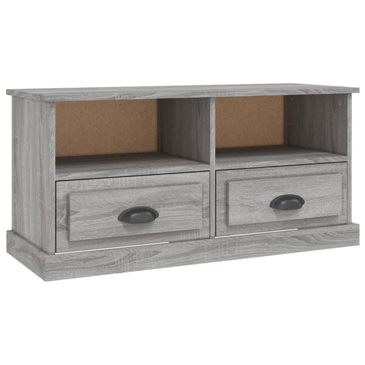TV Cabinet Grey Sonoma 93x35.5x45 cm Engineered Wood TV Cabinet Grey Sonoma 93x35.5x45 cm Engineered Wood