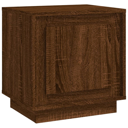 Bedside Cabinet Brown Oak 44x35x45 cm Engineered Wood Bedside Cabinet Brown Oak 44x35x45 cm Engineered Wood