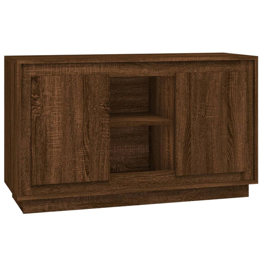 Sideboard Brown Oak 102x35x60 cm Engineered Wood Sideboard Brown Oak 102x35x60 cm Engineered Wood