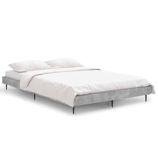 Bed Frame without Mattress Concrete Grey 120x190 cm Bed Frame without Mattress Concrete Grey 120x190 cm