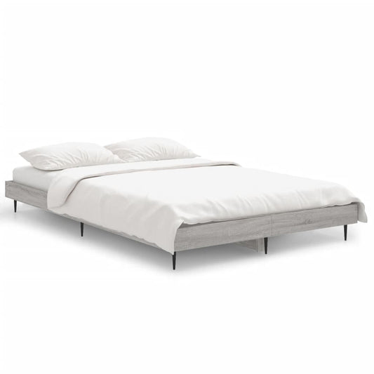 Bed Frame without Mattress Grey Sonoma 120x190 cm Bed Frame without Mattress Grey Sonoma 120x190 cm