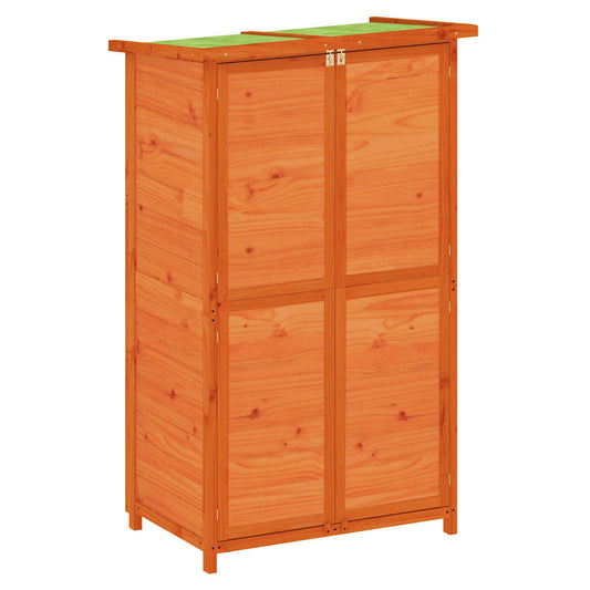 Garden Tool Shed Brown 83x57x140 cm Solid Wood Pine Garden Tool Shed Brown 83x57x140 cm Solid Wood Pine