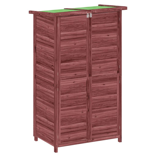 Garden Tool Shed Mocha 83x57x140 cm Solid Wood Pine Garden Tool Shed Mocha 83x57x140 cm Solid Wood Pine