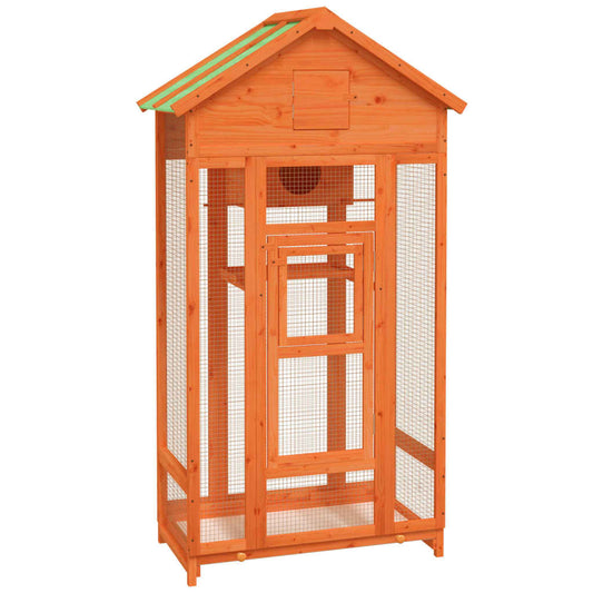 Bird House Brown 91.5x53x170 cm Solid Wood Pine Bird House Brown 91.5x53x170 cm Solid Wood Pine