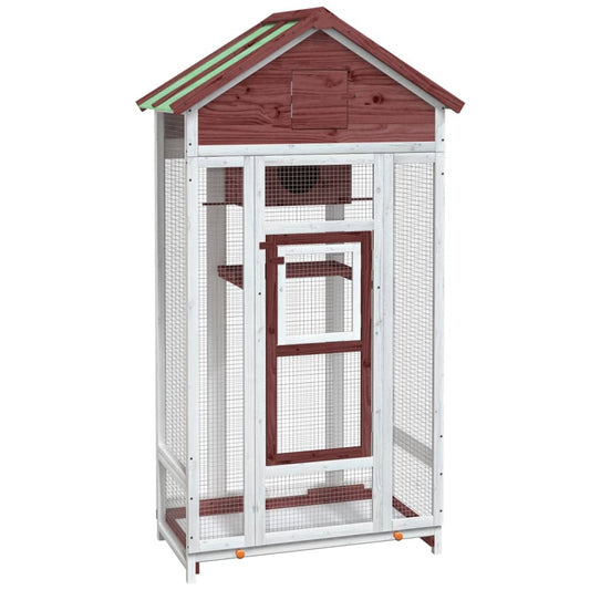 Bird House Mocha 91.5x53x170 cm Solid Wood Pine Bird House Mocha 91.5x53x170 cm Solid Wood Pine