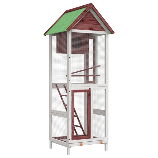 Bird House Mocha 60x58.5x160 cm Solid Wood Pine Bird House Mocha 60x58.5x160 cm Solid Wood Pine