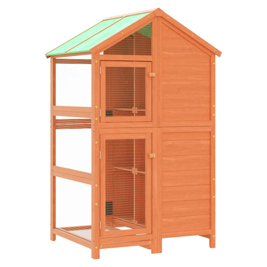 Bird House Brown 97x81x152 cm Solid Wood Pine Bird House Brown 97x81x152 cm Solid Wood Pine