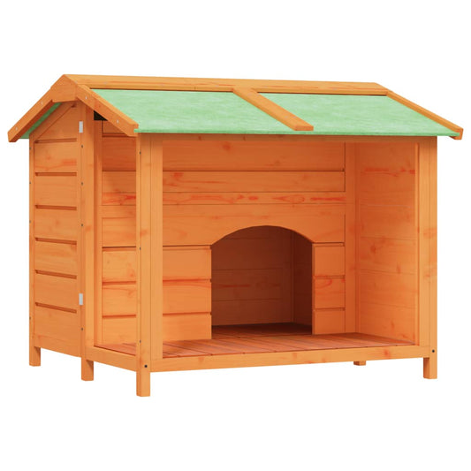 Dog Kennel Brown 96x87x80.5 cm Solid Wood Pine Dog Kennel Brown 96x87x80.5 cm Solid Wood Pine