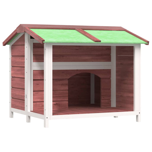 Dog Kennel Mocha 96x87x80.5 cm Solid Wood Pine Dog Kennel Mocha 96x87x80.5 cm Solid Wood Pine