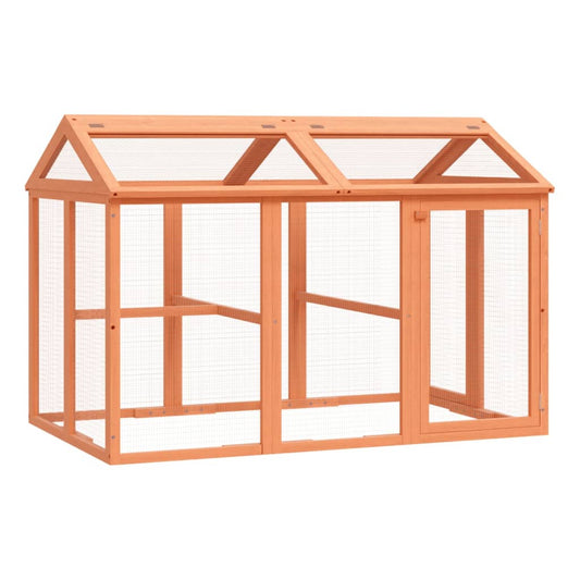 Run Box Brown 141x94x104 cm Solid Wood Pine Run Box Brown 141x94x104 cm Solid Wood Pine