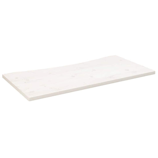 Desk Top White 100x50x2.5 cm Solid Wood Pine Desk Top White 100x50x2.5 cm Solid Wood Pine