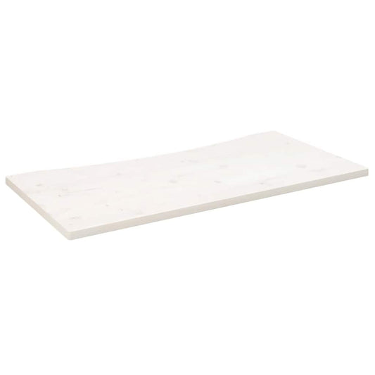 Desk Top White 110x55x2.5 cm Solid Wood Pine Desk Top White 110x55x2.5 cm Solid Wood Pine