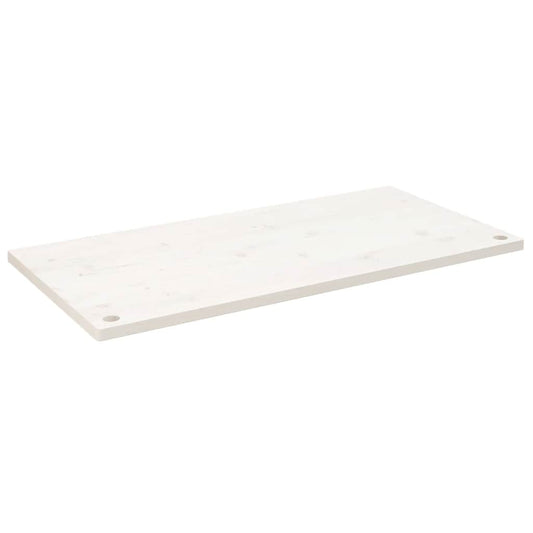 Desk Top White 100x50x2.5 cm Solid Wood Pine Desk Top White 100x50x2.5 cm Solid Wood Pine