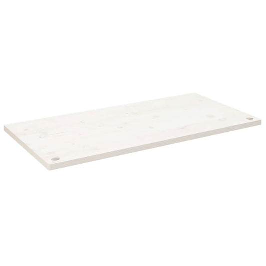 Desk Top White 110x55x2.5 cm Solid Wood Pine Desk Top White 110x55x2.5 cm Solid Wood Pine