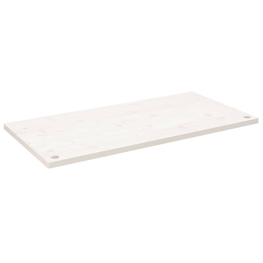 Desk Top White 100x60x2.5 cm Solid Wood Pine Desk Top White 100x60x2.5 cm Solid Wood Pine
