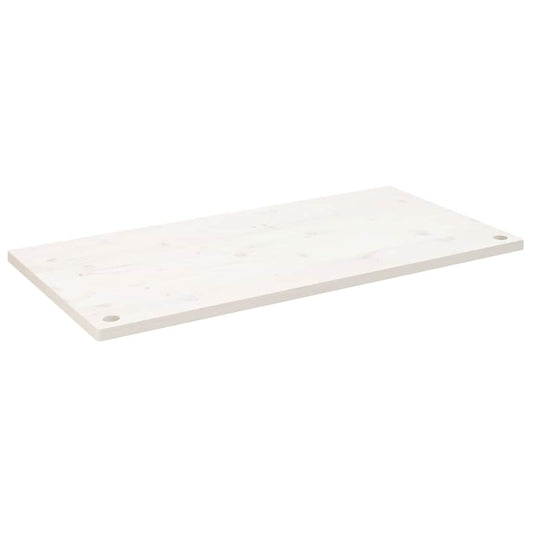 Desk Top White 110x60x2.5 cm Solid Wood Pine Desk Top White 110x60x2.5 cm Solid Wood Pine