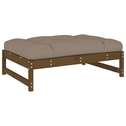 Garden Footstool Honey Brown 120x80 cm Solid Wood Pine Garden Footstool Honey Brown 120x80 cm Solid Wood Pine