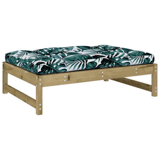Garden Footstool 120x80 cm Impregnated Wood Pine Garden Footstool 120x80 cm Impregnated Wood Pine