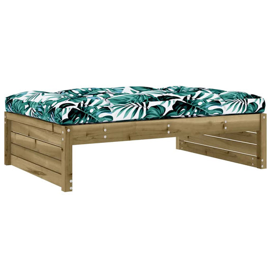 Garden Footstool 120x80 cm Impregnated Wood Pine Garden Footstool 120x80 cm Impregnated Wood Pine