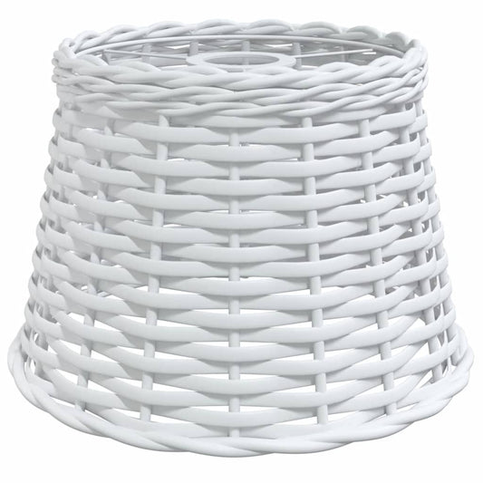 Ceiling Lamp Shade White Ø25x17 cm Wicker Ceiling Lamp Shade White Ø25x17 cm Wicker