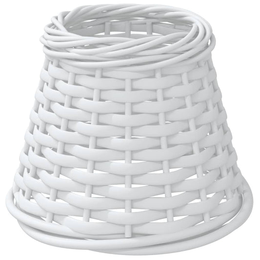 Lamp Shade White Ø15x12 cm Wicker Lamp Shade White Ø15x12 cm Wicker