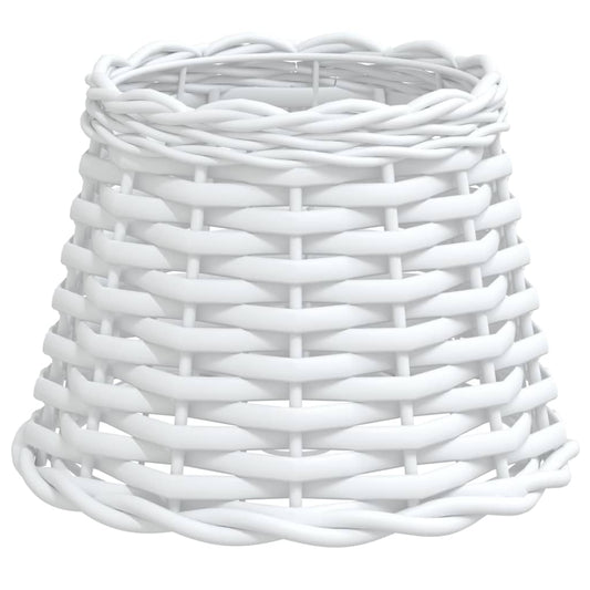 Lamp Shade White Ø20x15 cm Wicker Lamp Shade White Ø20x15 cm Wicker