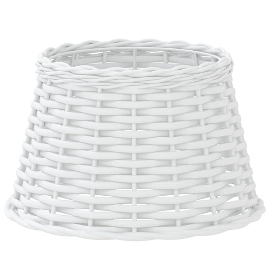 Lamp Shade White Ø38x23 cm Wicker Lamp Shade White Ø38x23 cm Wicker