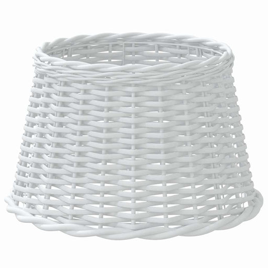 Lamp Shade White Ø45x28 cm Wicker Lamp Shade White Ø45x28 cm Wicker