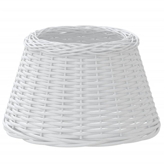 Lamp Shade White Ø50x30 cm Wicker Lamp Shade White Ø50x30 cm Wicker