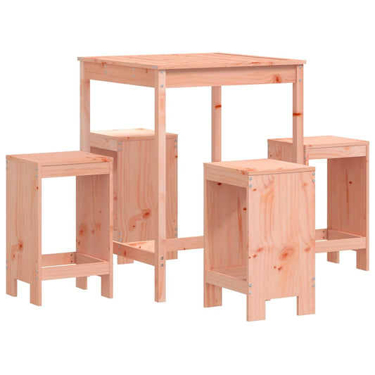 5 Piece Garden Bar Set Solid Wood Douglas 5 Piece Garden Bar Set Solid Wood Douglas