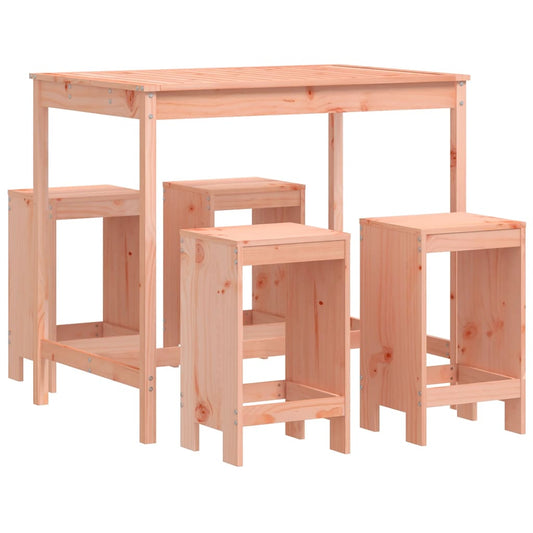 5 Piece Garden Bar Set Solid Wood Douglas 5 Piece Garden Bar Set Solid Wood Douglas