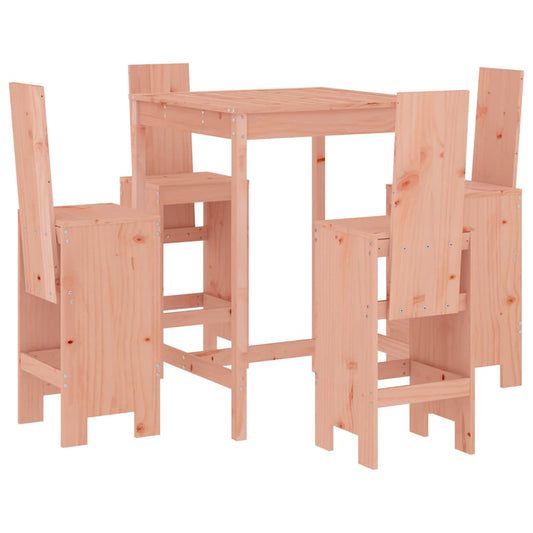 5 Piece Garden Bar Set Solid Wood Douglas 5 Piece Garden Bar Set Solid Wood Douglas
