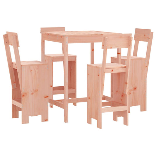 5 Piece Garden Bar Set Solid Wood Douglas 5 Piece Garden Bar Set Solid Wood Douglas